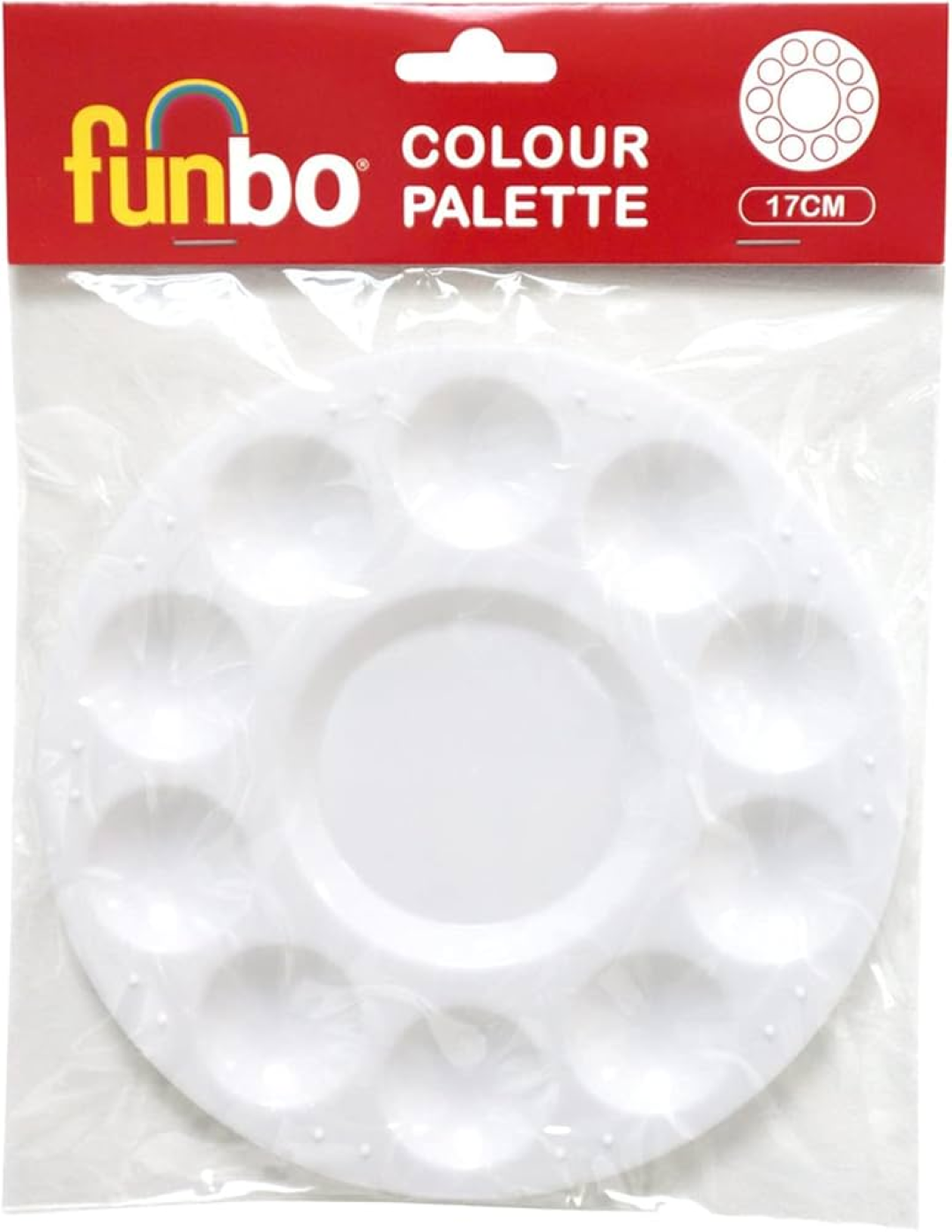 Funbo Pallet Plastic Round 17cms FO-ACC-PLT-R017